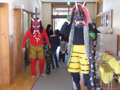 鬼の登場 鬼の登場