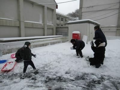 雪合戦 雪合戦